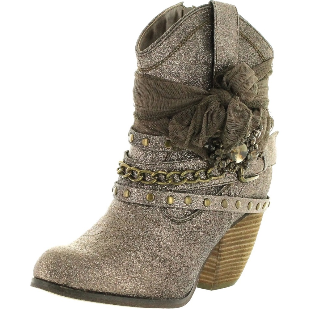 Sparkle Ornate Booties